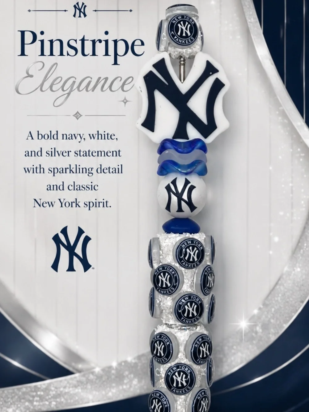 Pinstripe Elegance Pen